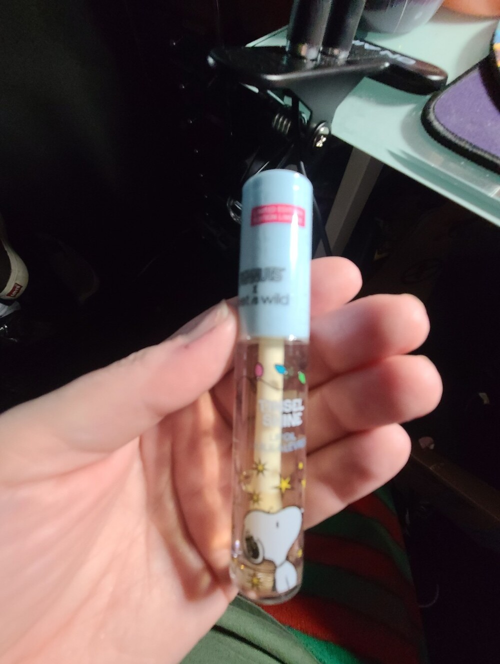 wet n wild Clear Lip Gloss with Light Blue Cap – Snoopy Design